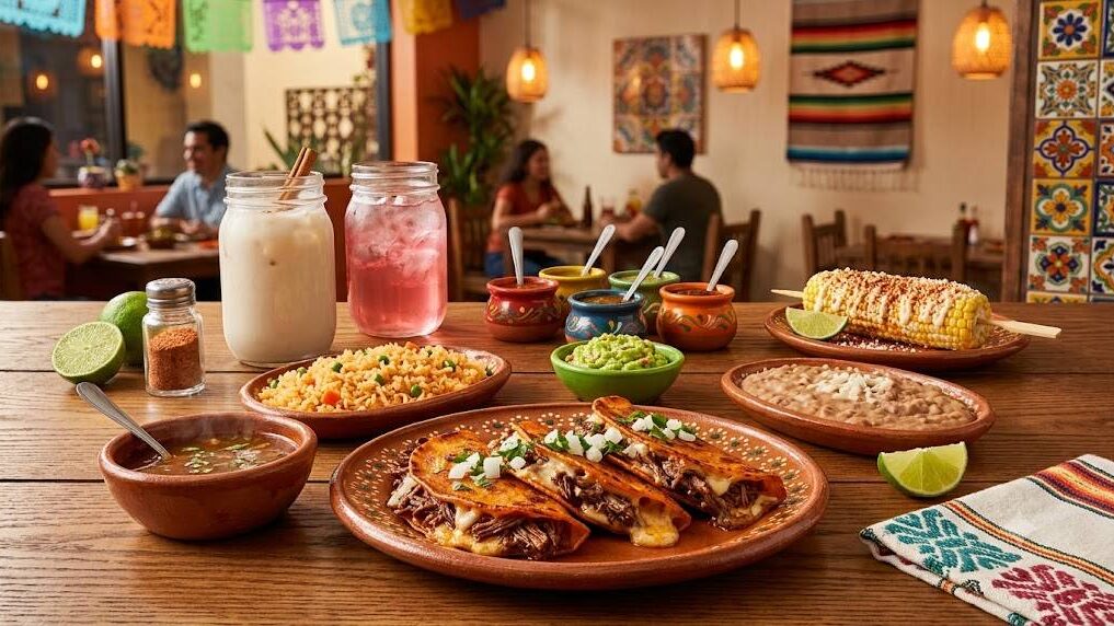 Fresh crispy birria tacos in Galt CA with lime, salsa, and traditional Mexican sides