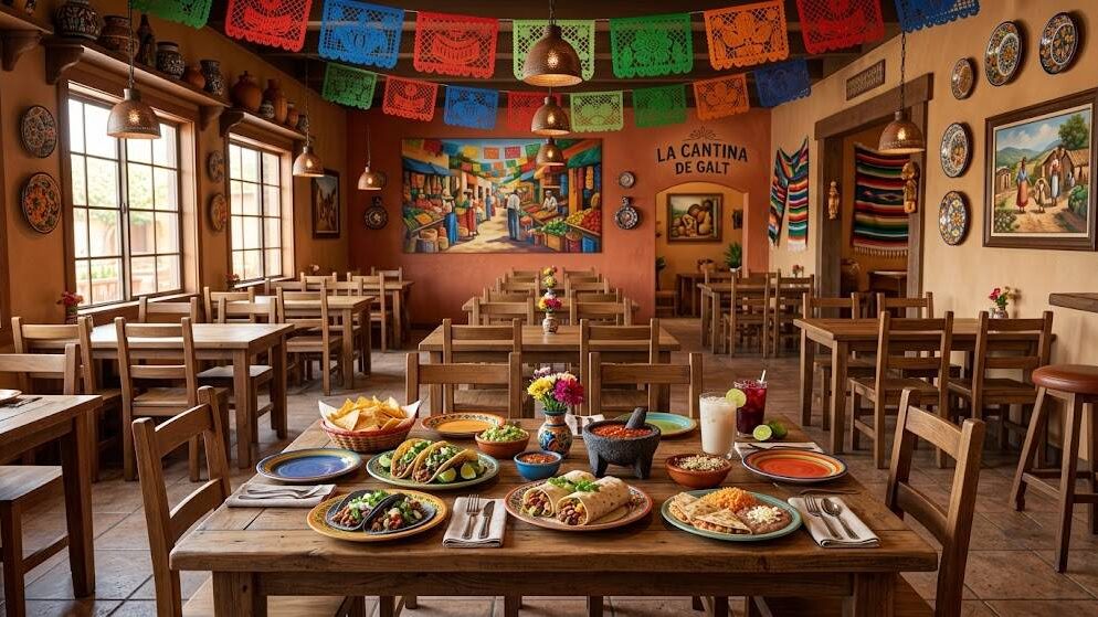 Happy family enjoying authentic homemade Mexican food at a Family Friendly Mexican Restaurant Galt CA.