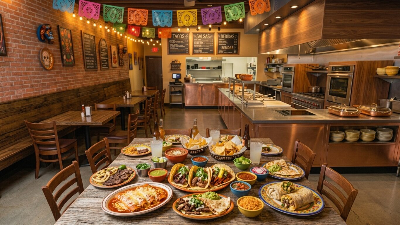 Family enjoying the Best Mexican Food in Galt at a local taqueria